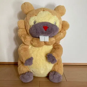 포켓몬 포근포근 안고 자는 봉제 인형 비버니 포켓몬 센터