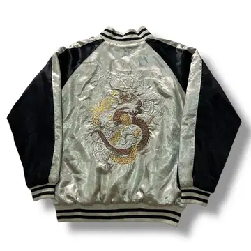 구제 스카잔 용 자수 골드 블랙 새틴 150 여성용