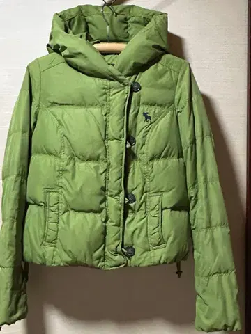 아바클로 라이트 그린 다운 자켓