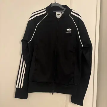 adidas 블랙 트랙 자켓 저지