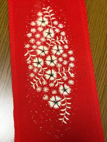 다이쇼 로망 자수 장식용 깃