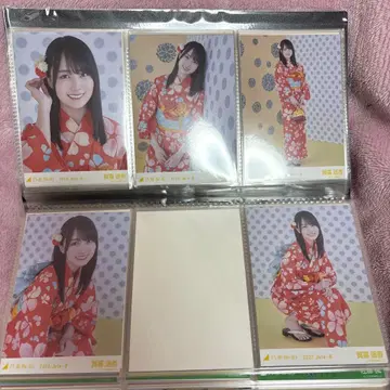 노기자카 카키 하루카 브로마이드 컴프 2022 유카타