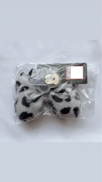 Disney 디즈니 미니 마우스 거울 참 레오파드 무늬 리본 아베일