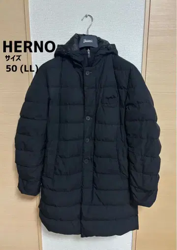 Herno 후드 부착 다운 자켓 사이즈 50 (LL)