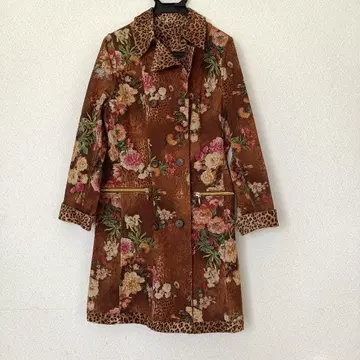 [앤티크] 꽃무늬 트렌치코트 리버서블 이탈리아제