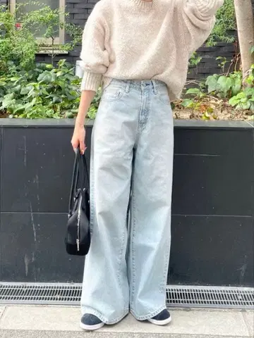 ungrid 하이웨스트 루즈 데님