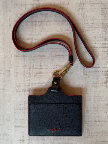 agnis b. 아그네스베 카드/패스 케이스 바이컬러