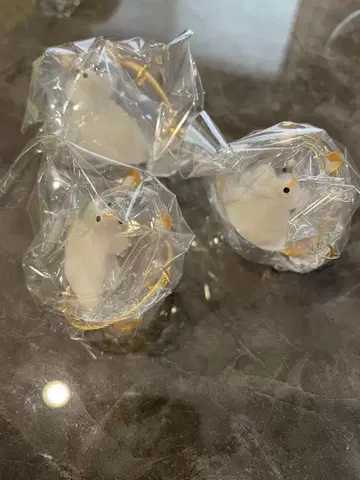 우리 아이 털뭉치 공 캡슐 토이 세트 시바견 3마리