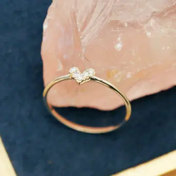 k10 하트 다이아몬드 반지