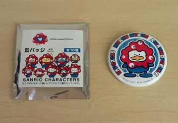 산리오 캐릭터 미야쿠미야쿠 변신 캔뱃지 오리의 페클