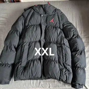 Jordan 다운 자켓 블랙 레드