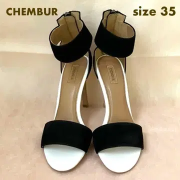 CHEMBUR 첸버 스웨이드 스트랩 샌들