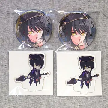 마법사의 약속 마호야쿠 화이트 캔뱃지 미니 캐릭터 아크릴 스탠드 6주년