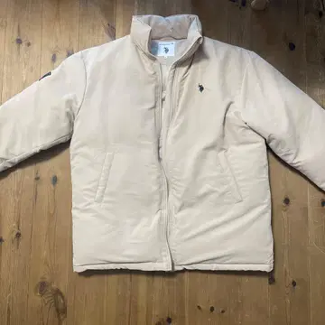 POLO ASSN 베이지 다운 자켓