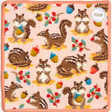 페이러 타월 손수건 시마시마리스 애프리콧