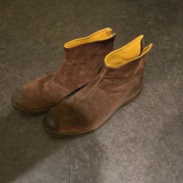 AZ / 이탈리아제 스웨이드 백 지퍼 부츠