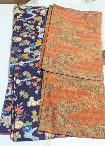 워셔블 기모노 코몬 2장 묶음 판매