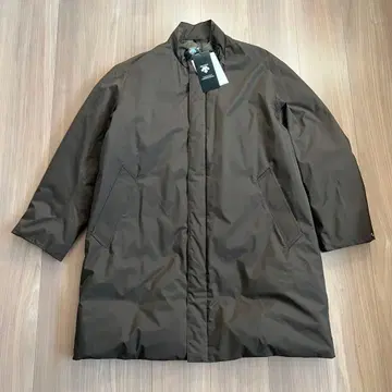 데상트 포즈 스텐카라 코트 브라운 다운 코트 자켓 M