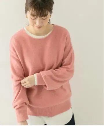 거의 새상품 어반 리서치 Sonny Label 2WAY 라쿤 니트 풀오버