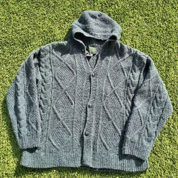 ARTESANIA 알테사니아 케이블 니트 피셔맨 후드티