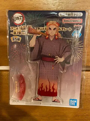 귀멸의 칼날 남코 스탠드 부착 아크릴 플레이트 칠의 장 렌고쿠 쿄쥬로