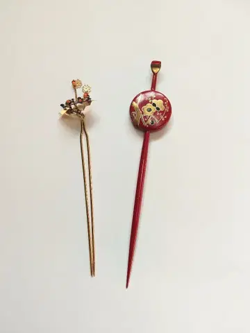 칠과 마키에 헤어콤 & 은세공 헤어콤 2개 세트 (낱개 판매 가능!)