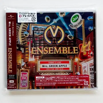 Mrs.GREEN APPLE ENSEMBLE 초회 한정판 CD