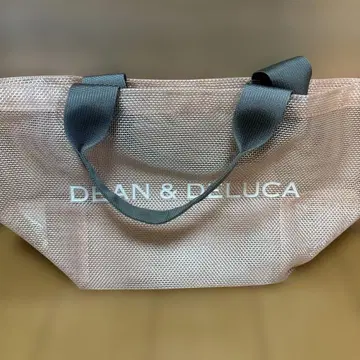 DEAN & DELUCA 메쉬 토트백 핑크