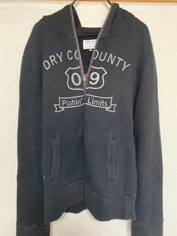PUSHIN' LIMITS 블랙 후드티 사이즈 50