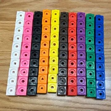MathLink Cubes 100개입 산수 큐브 러닝 리소스