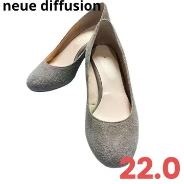 노이에 퓨전 스웨이드 펌프스 웨지솔 일본제 심플