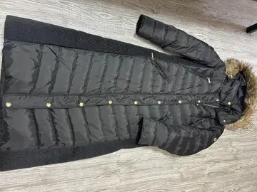 MK 롱 다운 자켓 블랙