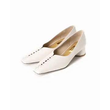 루타론 GRISE 4cm 가죽 BRAIDED 펌프스