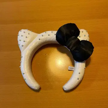 USJ 캣 귀 머리띠 화이트