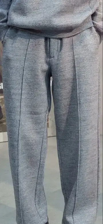 GU x ENGINEERED GARMENTS 헤비 웨이트 스웨트 팬츠