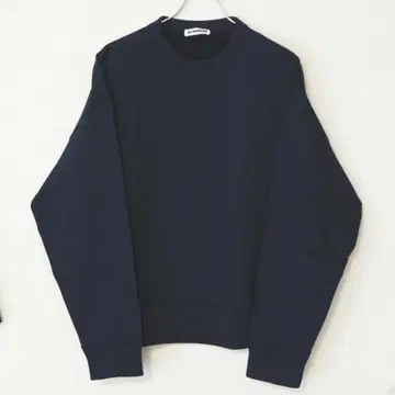 질 샌더 네이비 맨투맨 S