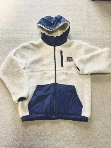 벤 데이비스 플리스 자켓 L 화이트/네이비