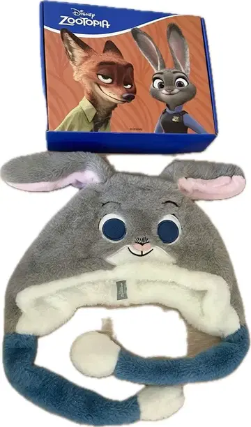 주토피아 주디 움직이는 귀 모자