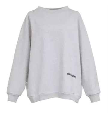 THIRD MAGAZINE 그레이 맨투맨 트레이닝복