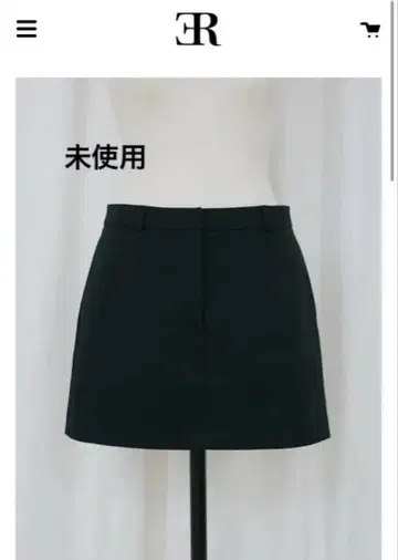 ER emma 타이트 미니 스커트 블랙