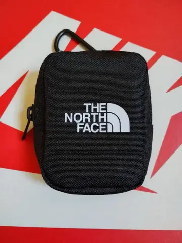 THE NORTH FACE 카라비너 부착 미니 파우치 블랙 미사용