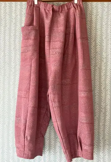 기모노 리메이크 아라비아 팬츠