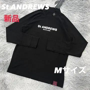 새상품 세인트앤드류스 하이넥 긴팔 셔츠 블랙 가을/겨울 M 사이즈