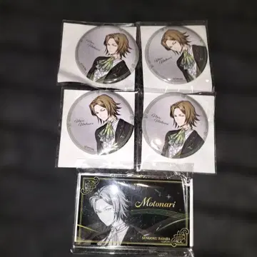 전국 BASARA 복권 모리 모토나리 캔뱃지 명함풍 아크릴 키링 5점