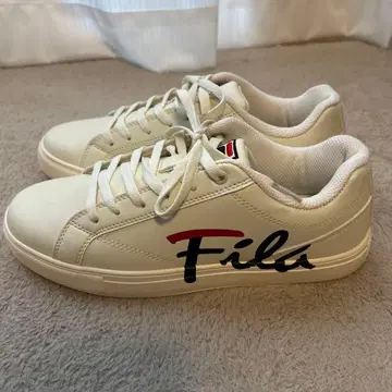 [레어] Fila 화이트 스니커즈 얇은 밑창 ABC마트 한정판