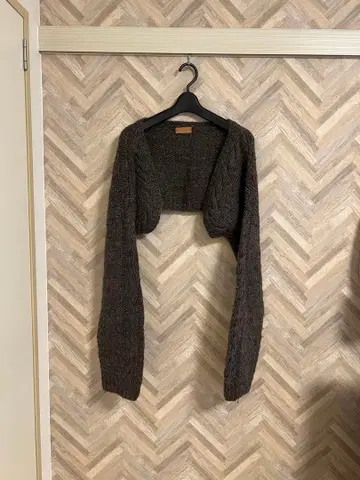 TODAYFUL 다크 브라운 숏 가디건