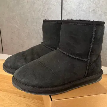 [ 중고품 ] EMU Australia 무스탕 숏부츠 발수 가공