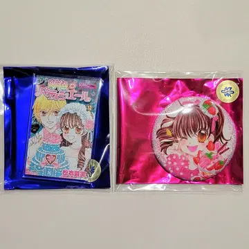 리본 70주년 기념 마츠모토 나츠미 꿈빛 파티시에 마그넷 캔뱃지