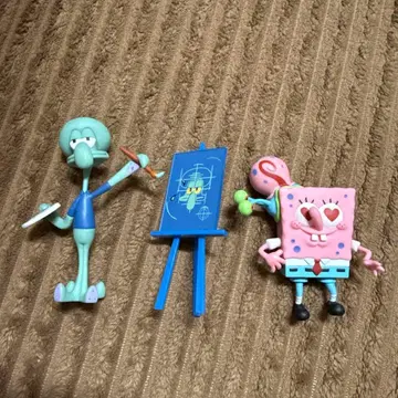 스펀지밥 이칼도 피규어 세트