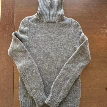 Drawer 캐시미어 터틀넥 스웨터 그레이
